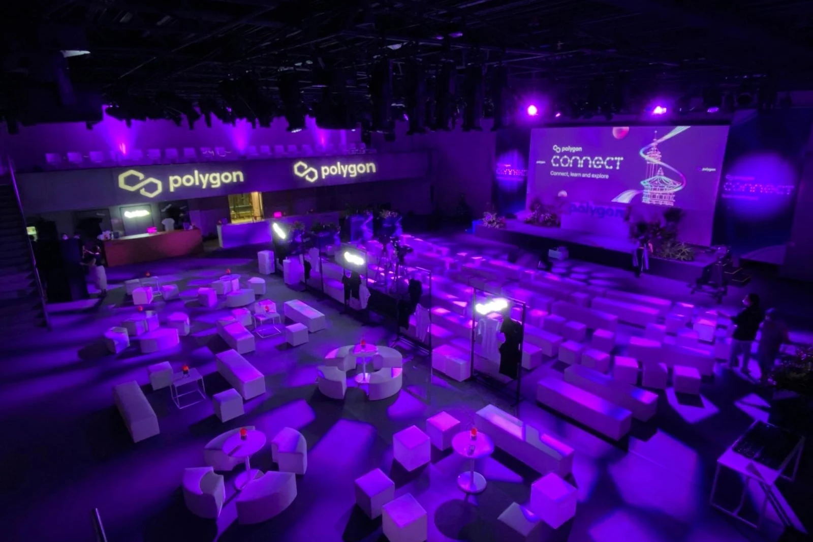 Polygon Connect Korea venue in Seoul, 2022, event producer photograph